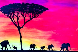 Paint Nite: Elephants On Parade